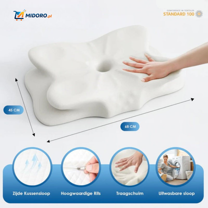 NeckRest™ Ergonomiczne Poduszka z Pianki Memory – Wspierająca i Zachowująca Kształt