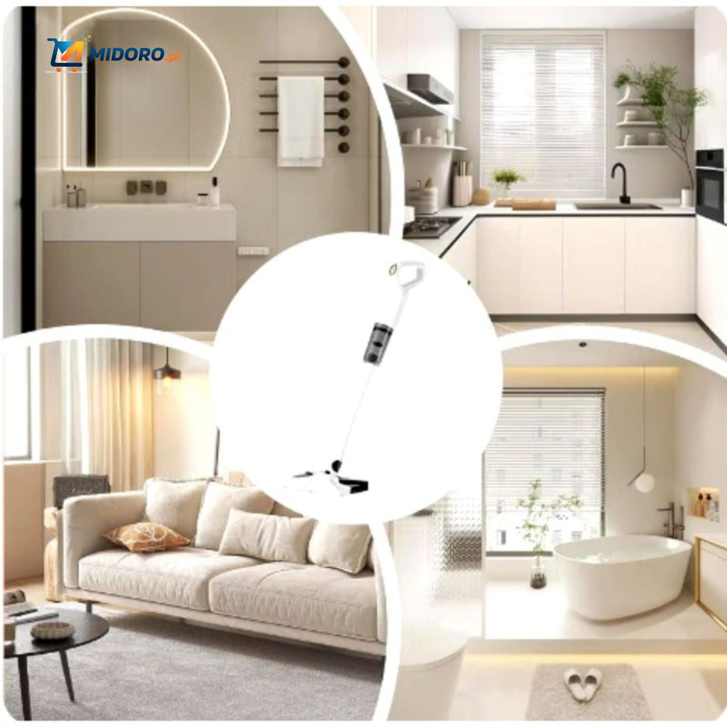 MopVac™ Pro | Bezprzewodowy, Silne Ssanie & Usuwanie Roztoczy!