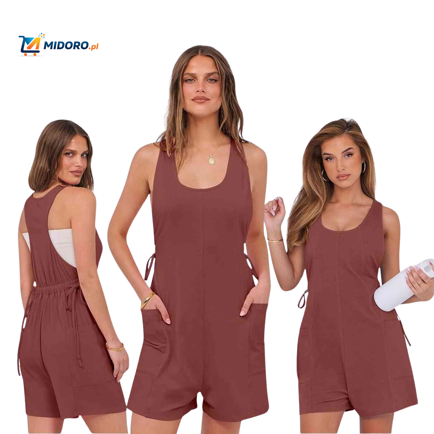 Summiva™ Kombinezon | Bez pleców, Oddychający i Idealny na Letnie Stylizacje