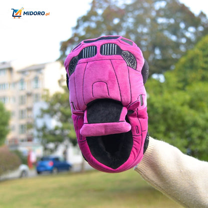 RaceGlide™ Kapcie | Wyścigowe Doznania, Miękki Komfort i Przytulny Dom!