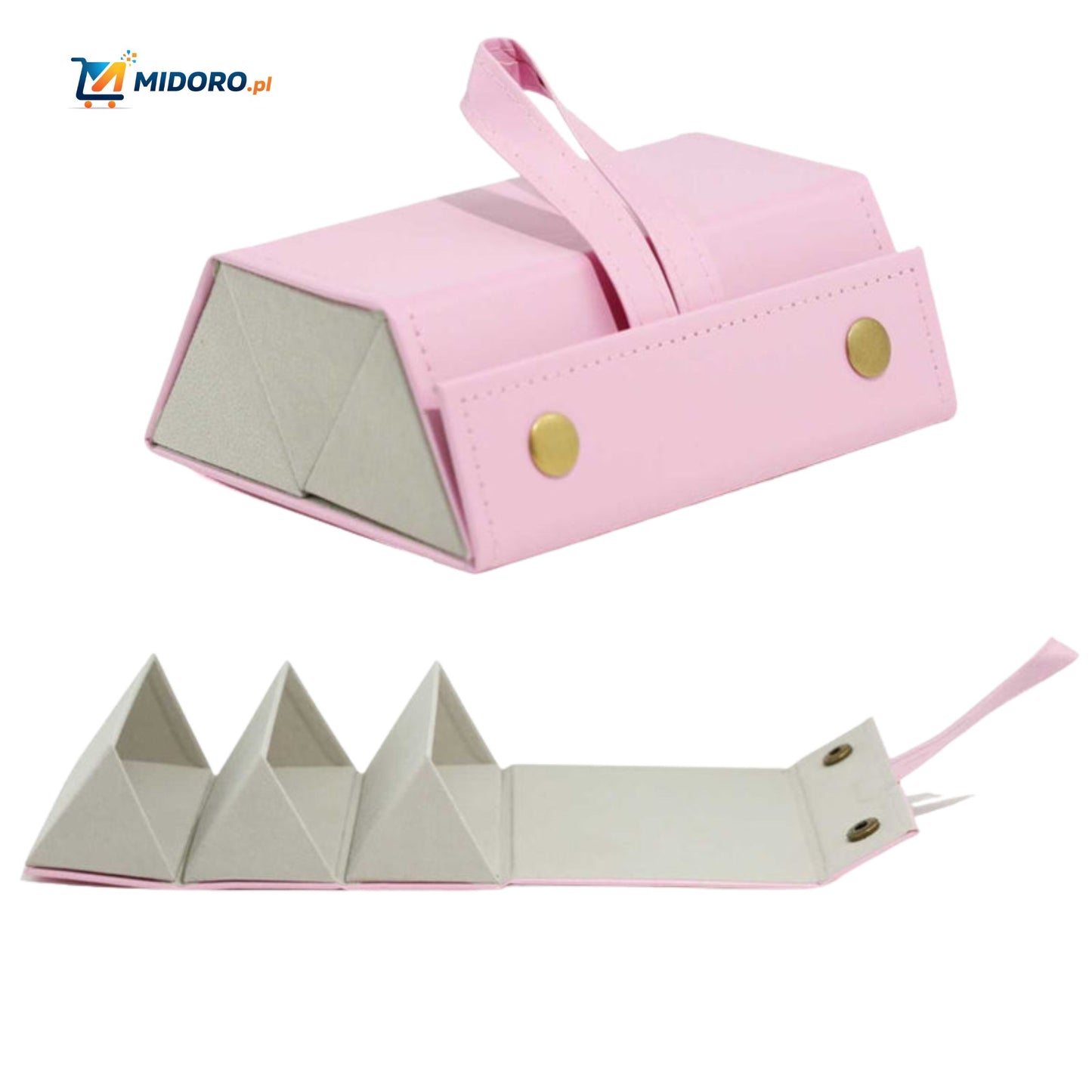 Optigarde™ Etui na okulary | Wielokieszeniowe, Składane i Oszczędzające Miejsce