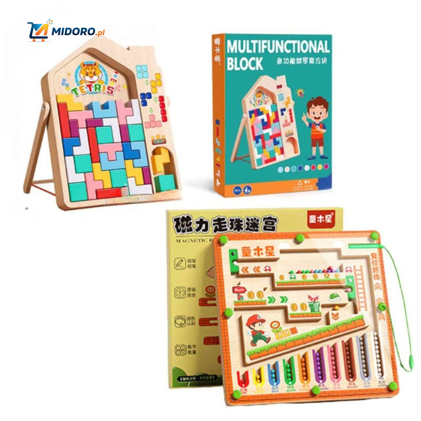 MagnoMaze™ Gra | Logiczne myślenie, motoryka mała i radość z nauki