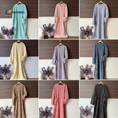 Snugglewear™ Kocykowa Sukienka | Miękki polar, z kieszeniami & ciepła na zimę