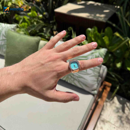 Timora™ Zegarek Pierścionkowy | Unikalny design, wyświetlanie czasu i stylowy dodatek