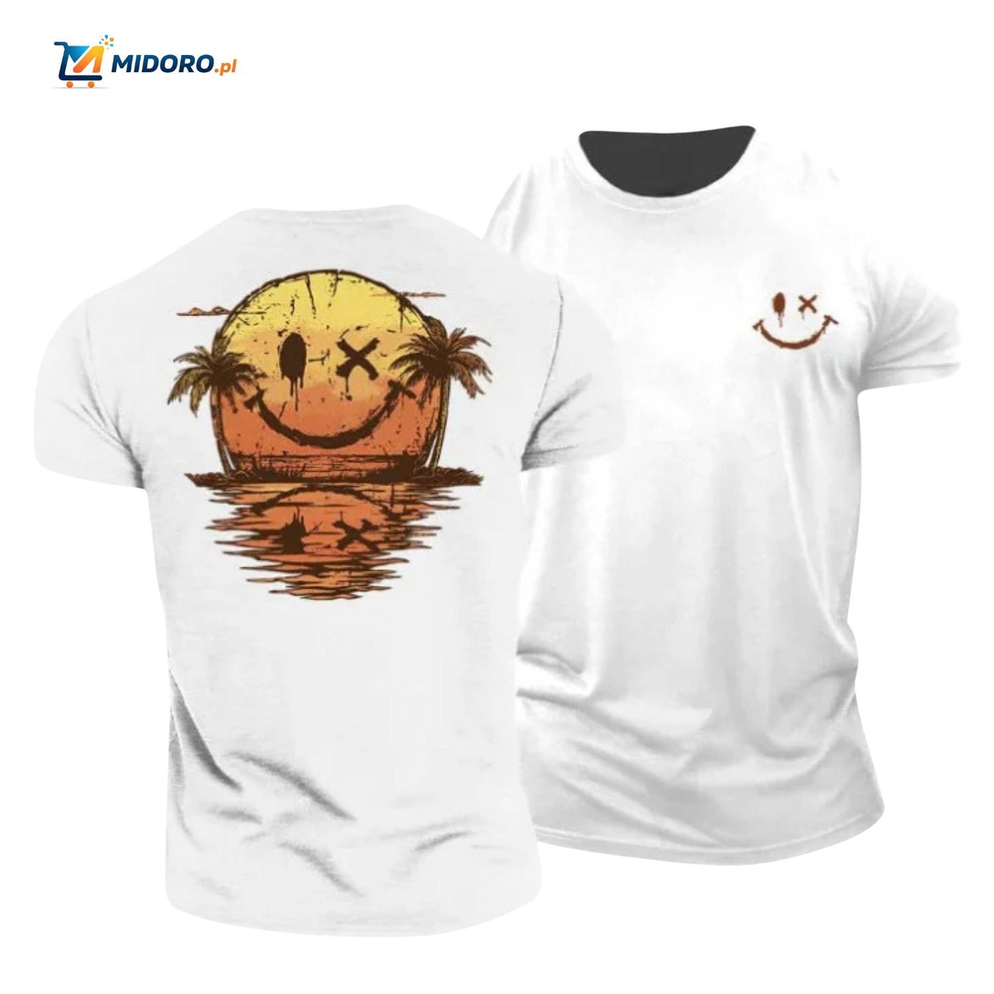 SmileyWave™ T-shirt | Miękka bawełna, wyrazisty design i oddychający