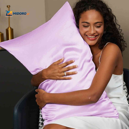 Silkora™ Poszewka na Poduszkę | Miły Satyn, Ochrona Włosów & Luksusowy Komfort