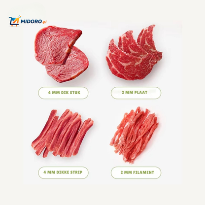 Slicora™ Zestaw do Krojenia Mięsa | Ręczny, Cienkie Plastry & Multi-funkcyjny