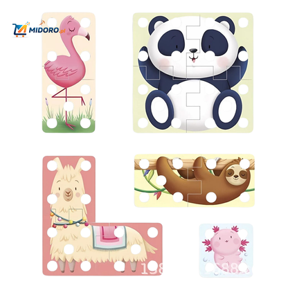 ThreadArt™ Builder | Kreatywna Układanka Z Drutu, Edukacyjna i Zabawna dla Dzieci