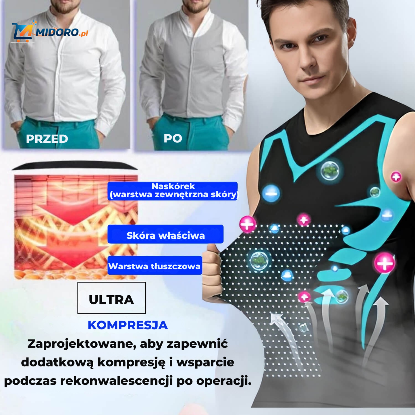 VitaBoost PowerVest™ Uzyskaj bezpośredni rezultat, zwiększ swoją energię, wzmocnij swój rdzeń i wyglądaj na szczuplejszego i zdrowszego już teraz!
