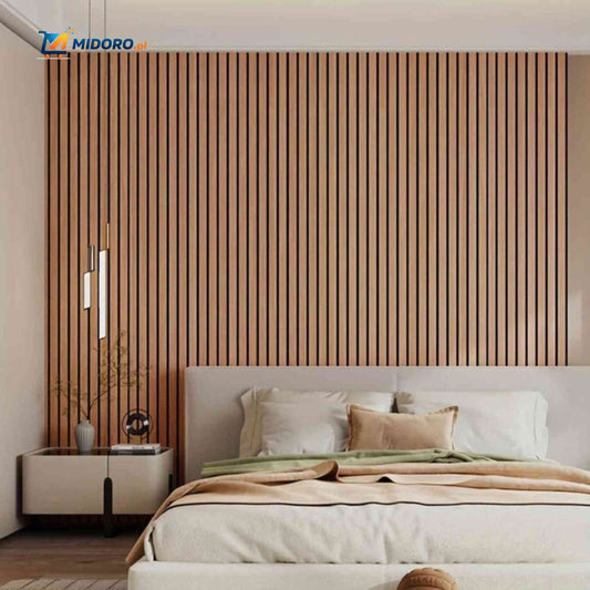 Panele Ścienne Woodline™ | Efekt 3D, Struktura Drewna, Samoprzylepne