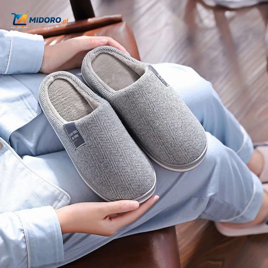 Warmtique™ Kapcie | Miękka bawełna, antypoślizgowe i domowy komfort