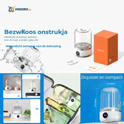 MiniWash™ Pro | Kompaktowy, Bezprzewodowy i Idealny do Podróży!