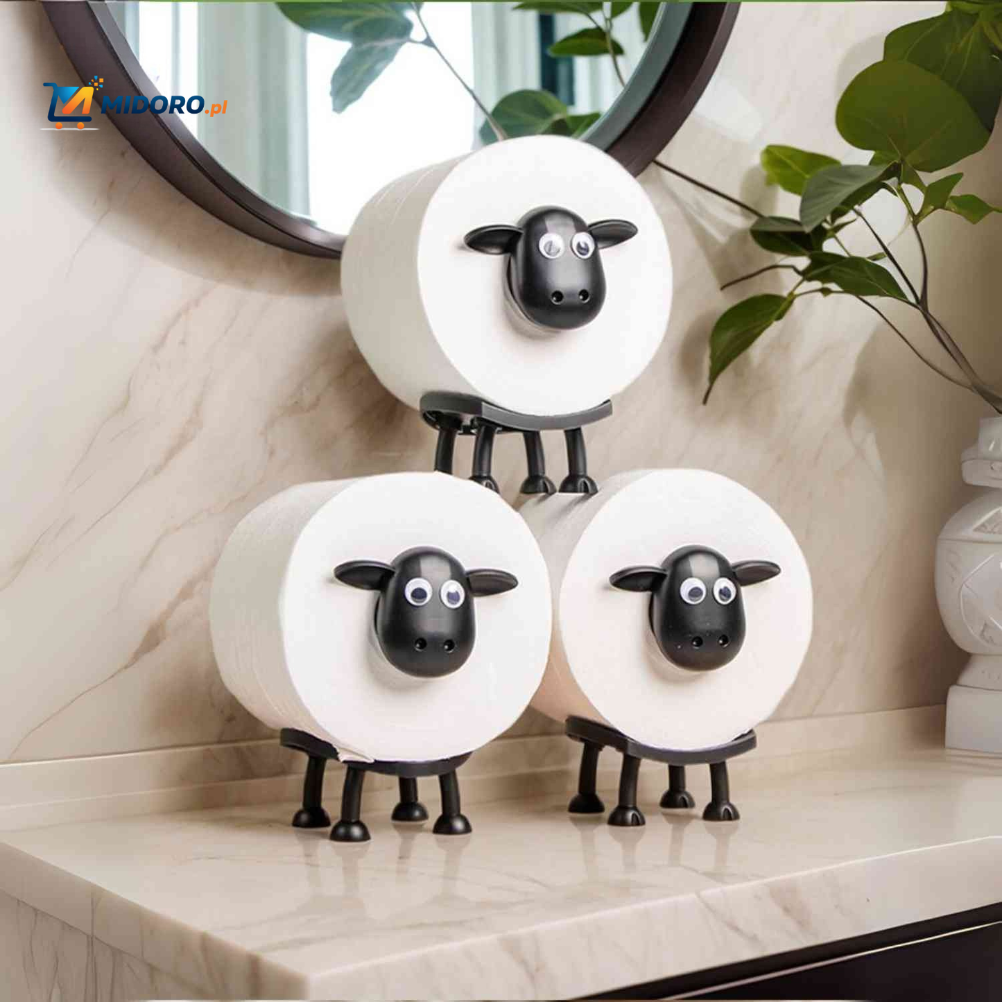 SheepRoll™ Uchwyt | Kreatywny Design, Oszczędność Miejsca i Unikalna Dekoracja