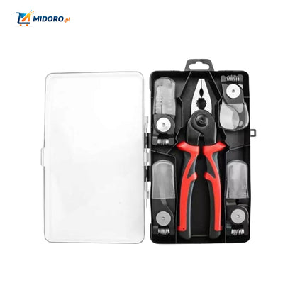 ProTool™ 6-w-1 | Zestaw wielofunkcyjny – Szczypce, Ściągacz do drutu, Klucz nasadowy!