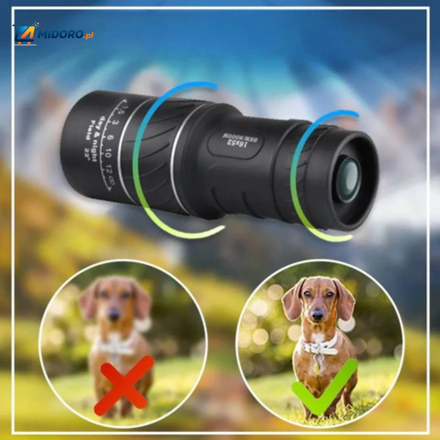 VisioZoom™ Scope | HD Zoom, nocny widok i kompaktowy na każdą przygodę!