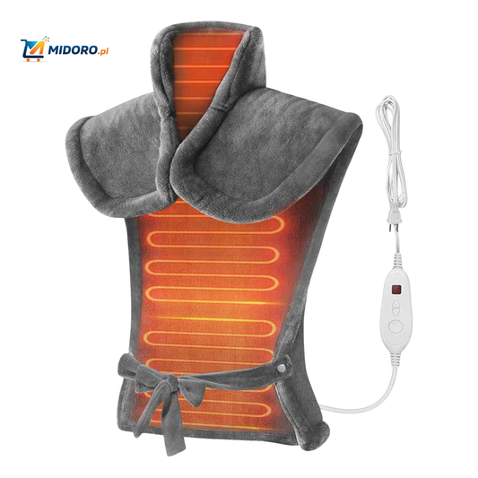 Thermo Relax™ Elektryczny Koc Ogrzewający | Szyja i Ramiona, Szybkie Ciepło