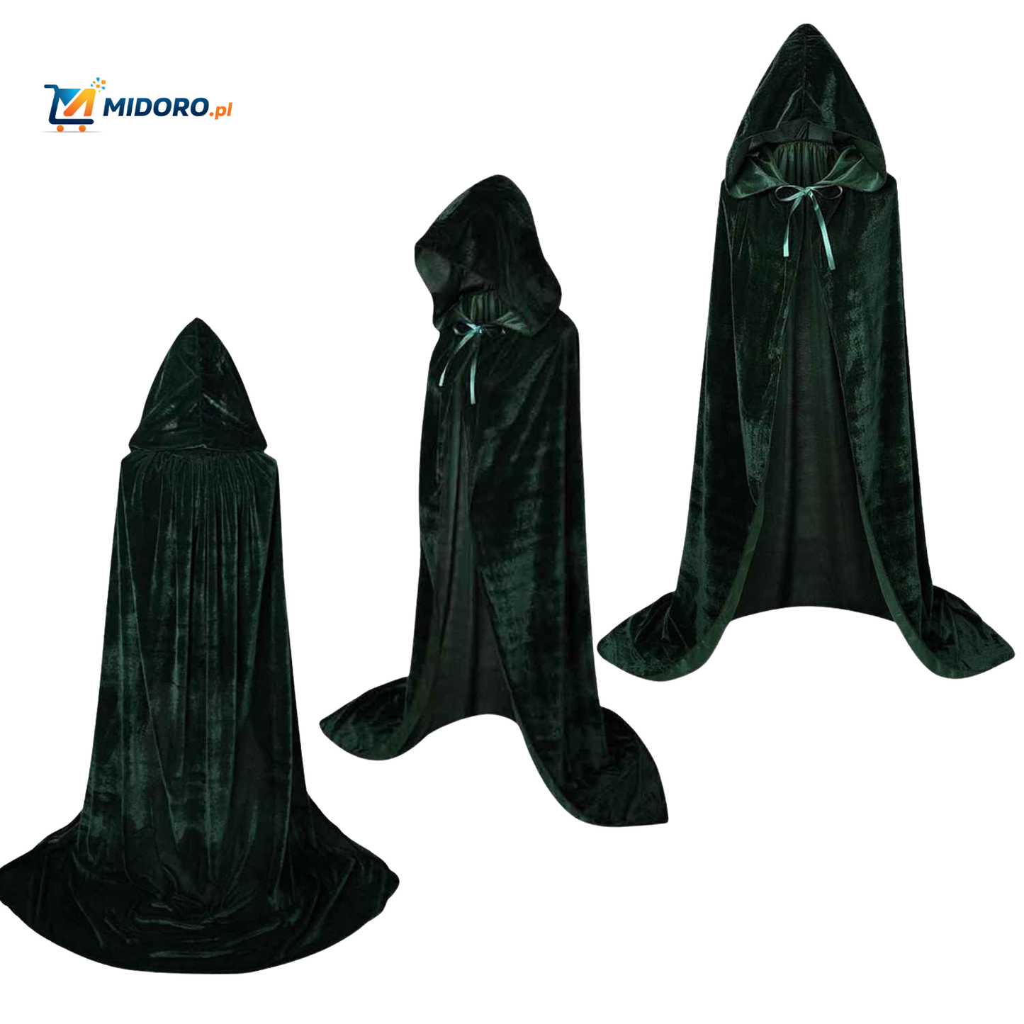 Spookora™ Peleryna | Welur, Halloween Przebranie & Występ na Scenie