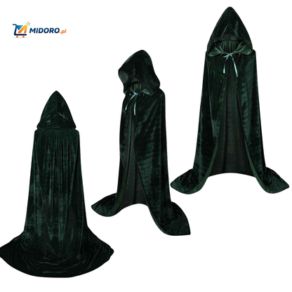 Spookora™ Peleryna | Welur, Halloween Przebranie & Występ na Scenie