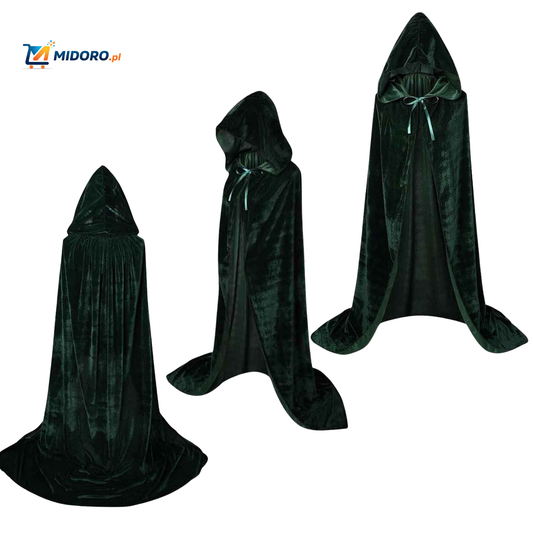 Spookora™ Peleryna | Welur, Halloween Przebranie & Występ na Scenie