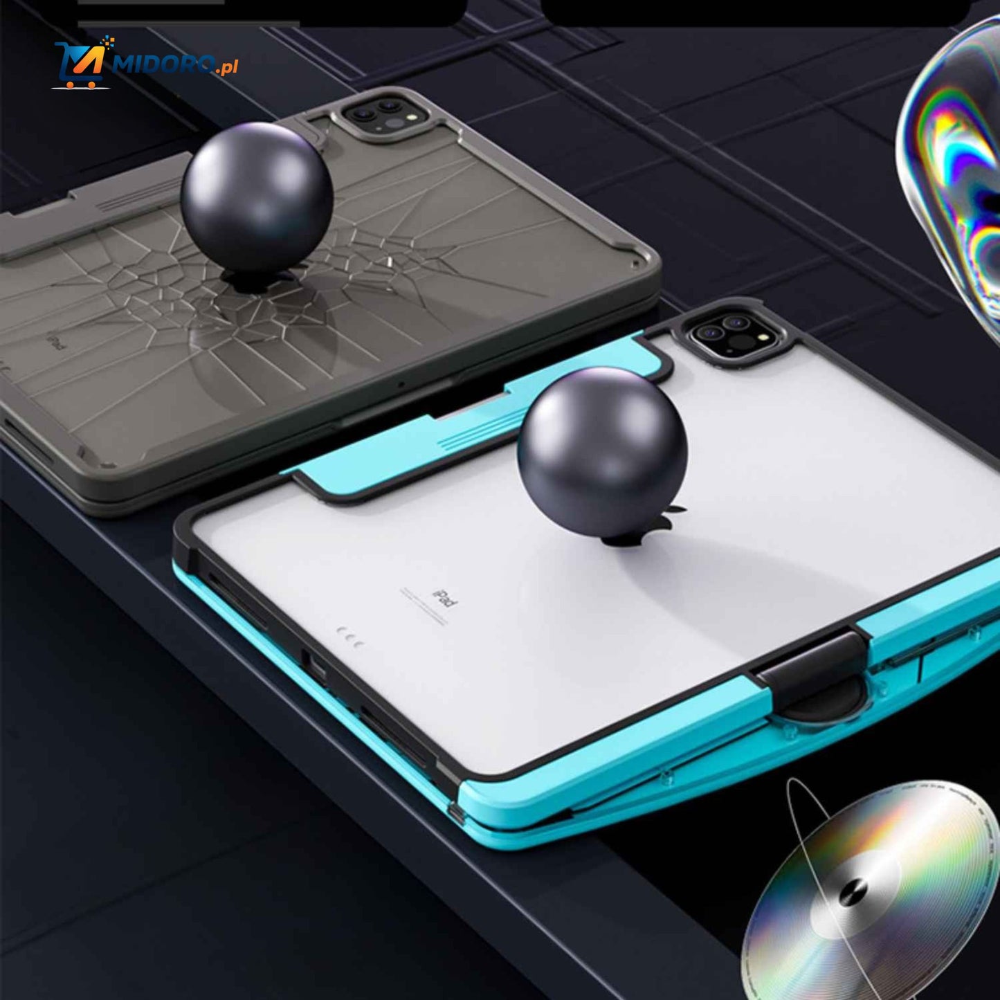 Rotapad™ Pokrowiec na klawiaturę do iPadów | Obrót 360°, Ochronny i Stylowy!