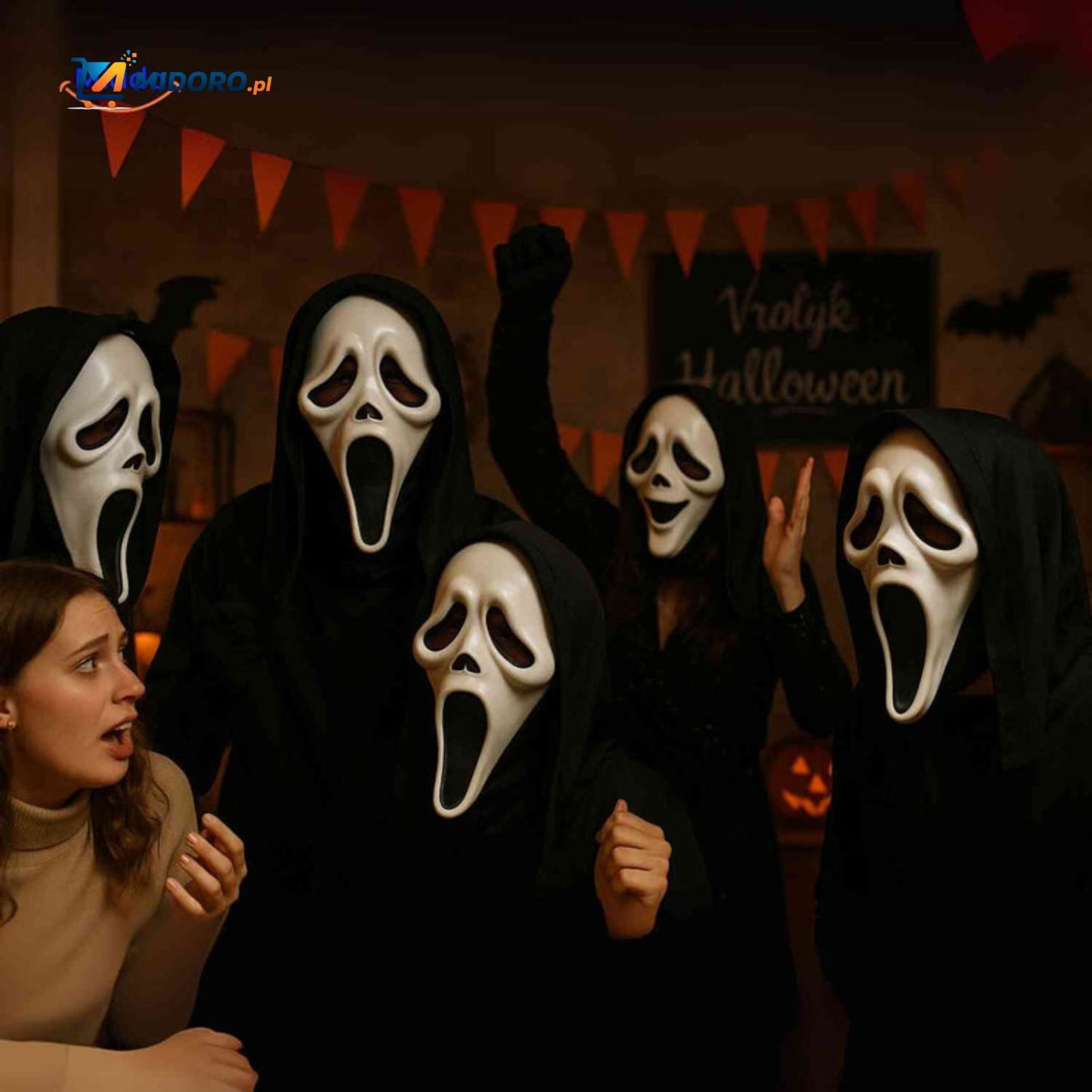 Maska Skullora™ | Projekt Eng, oddychająca i idealna na Halloween