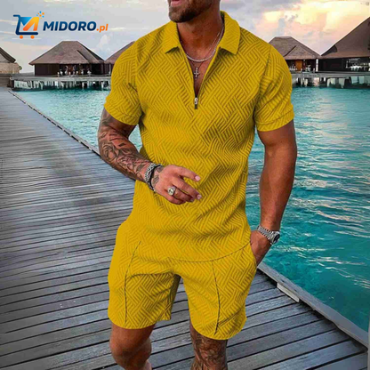 Zippora™ Zestaw | Koszula i Szorty, Oddychający, Stylowy i Wygodny