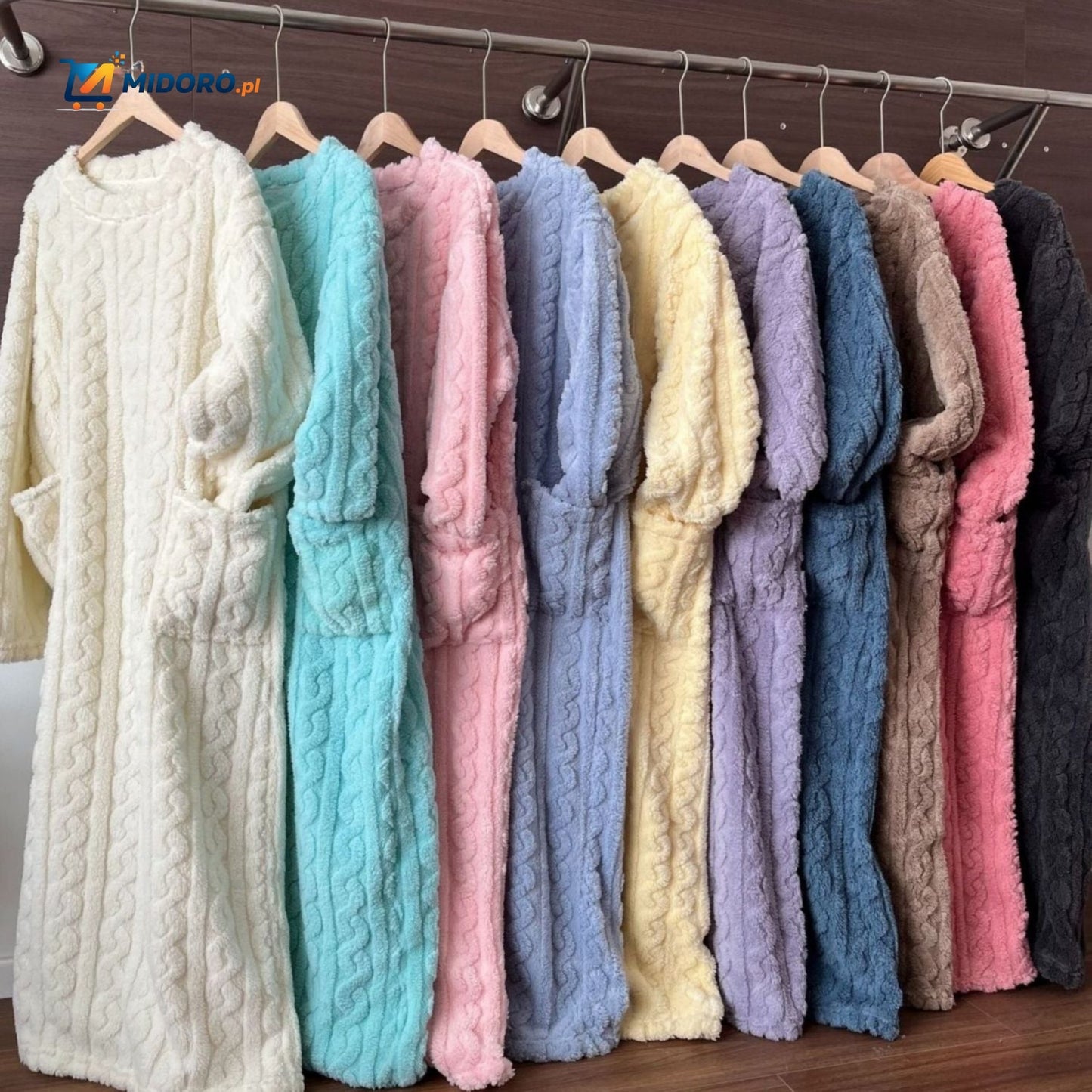 Snugglewear™ Kocykowa Sukienka | Miękki polar, z kieszeniami & ciepła na zimę