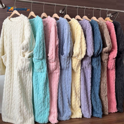 Snugglewear™ Kocykowa Sukienka | Miękki polar, z kieszeniami & ciepła na zimę