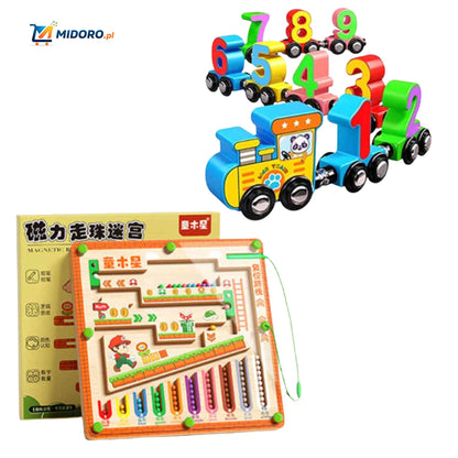 MagnoMaze™ Gra | Logiczne myślenie, motoryka mała i radość z nauki