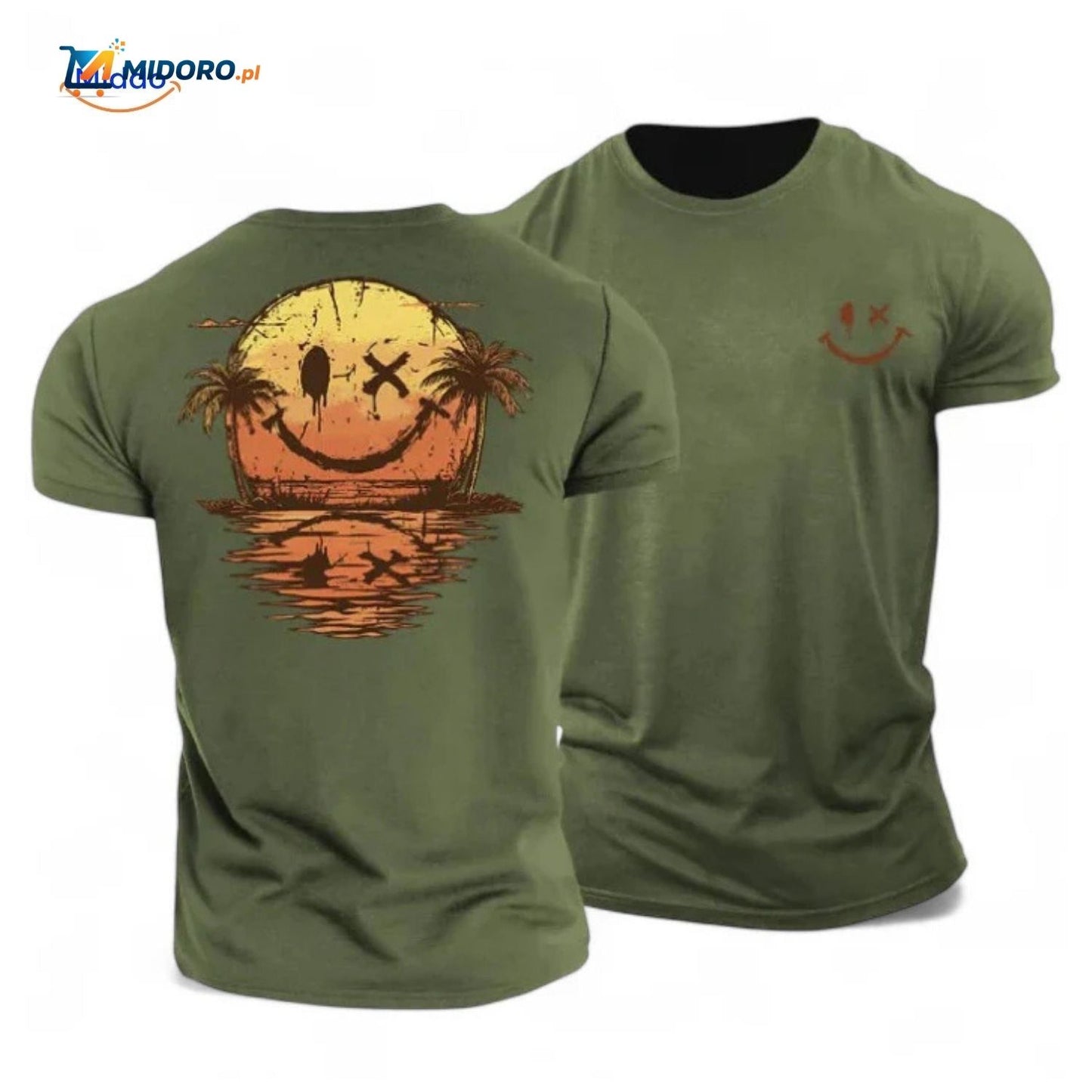 SmileyWave™ T-shirt | Miękka bawełna, wyrazisty design i oddychający