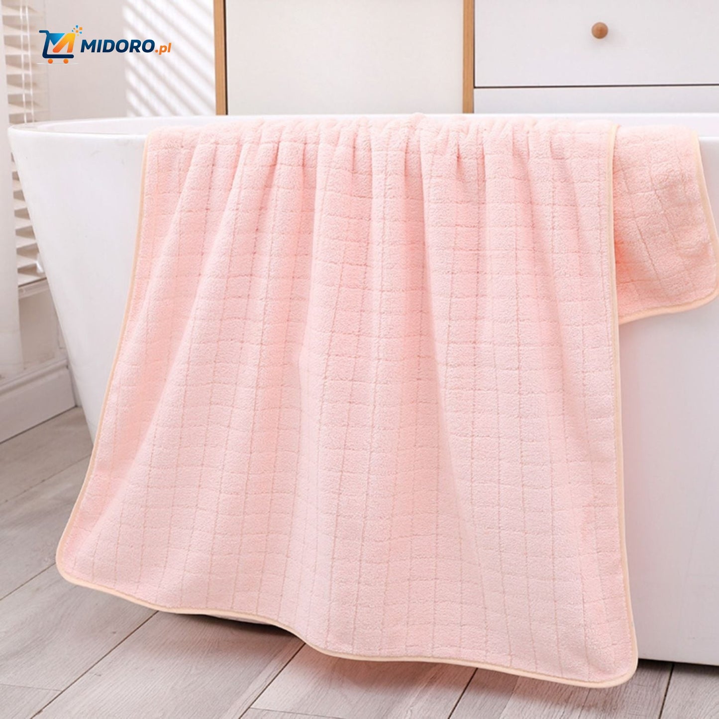 Ręcznik kąpielowy PineappleGrid™ | Szybko schnie, wchłania, idealny na prezent!