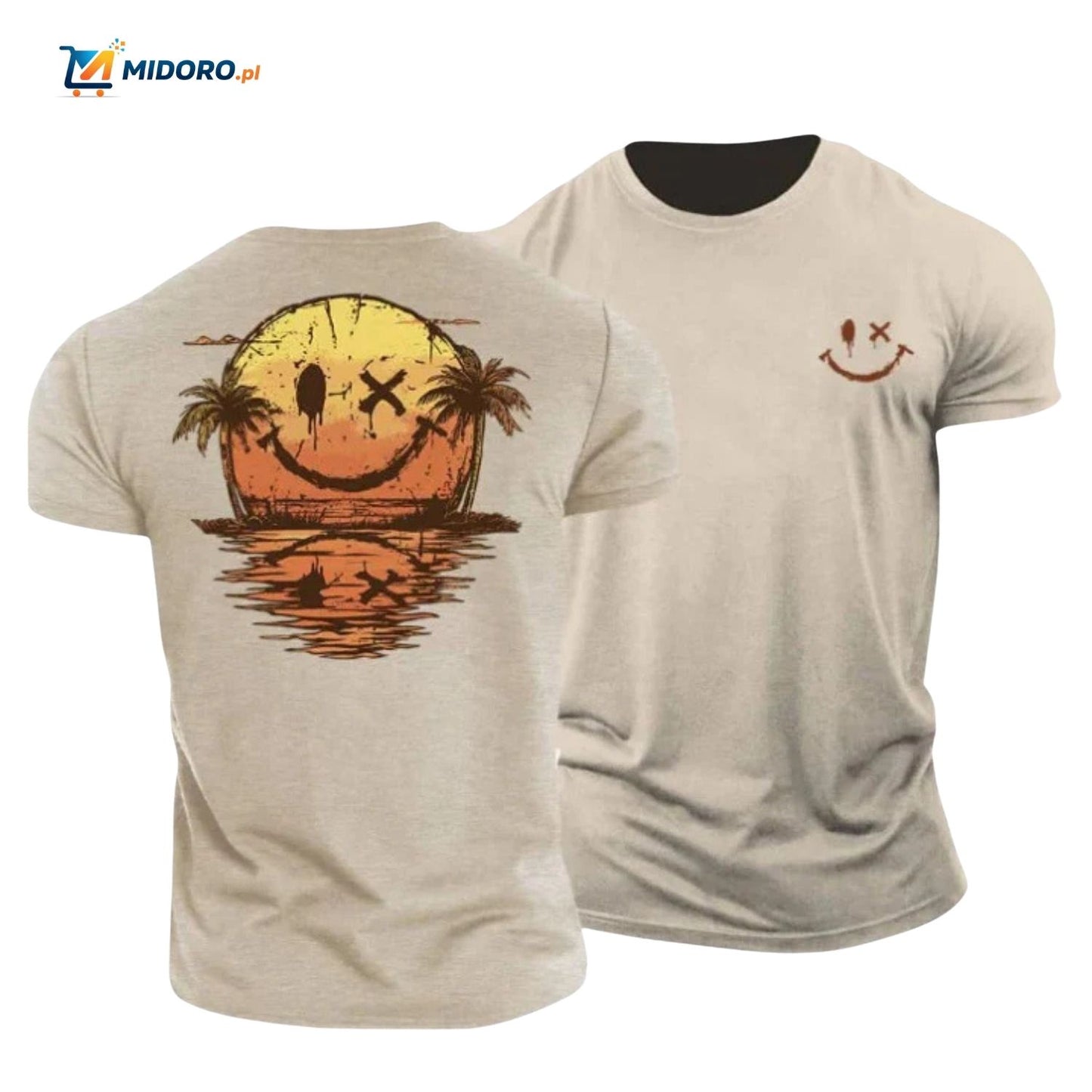 SmileyWave™ T-shirt | Miękka bawełna, wyrazisty design i oddychający