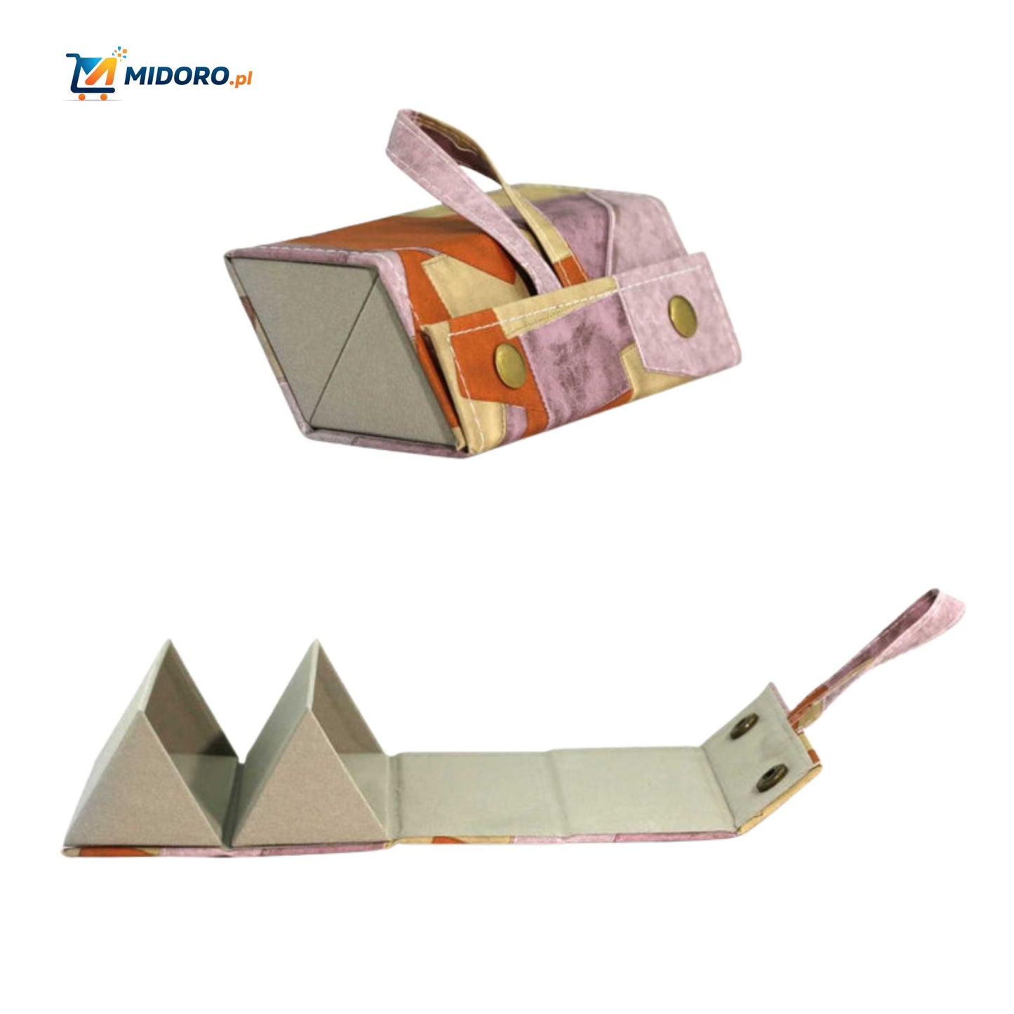 Optigarde™ Etui na okulary | Wielokieszeniowe, Składane i Oszczędzające Miejsce