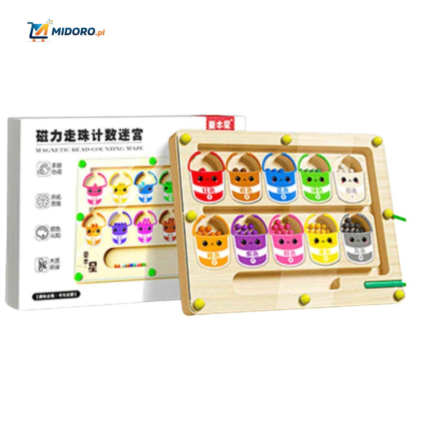 MagnoMaze™ Gra | Logiczne myślenie, motoryka mała i radość z nauki