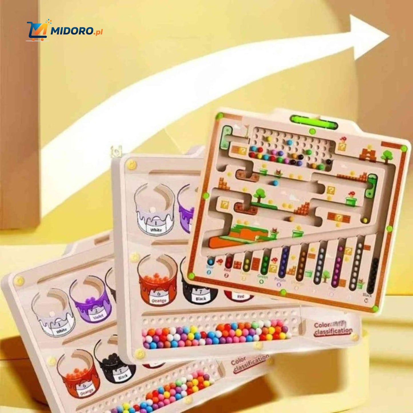 MagnoMaze™ Gra | Logiczne myślenie, motoryka mała i radość z nauki