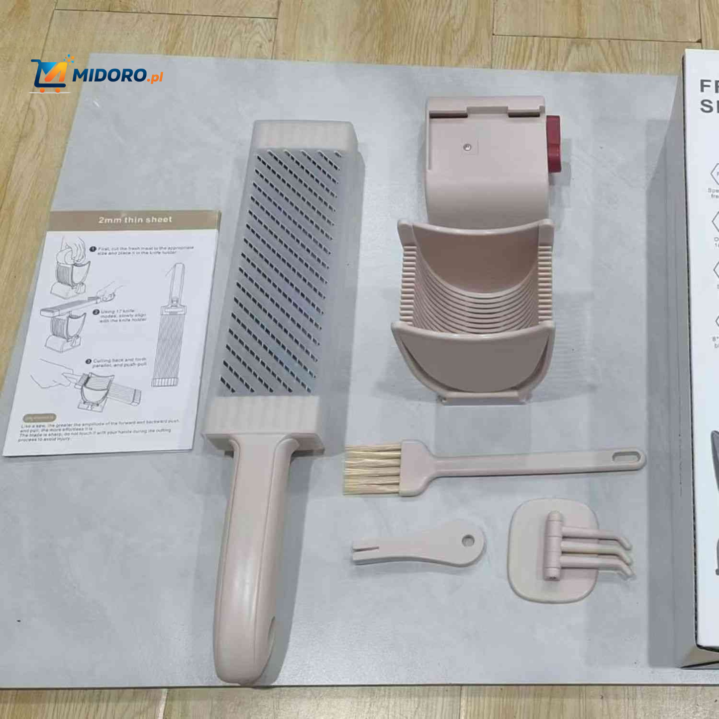 Slicora™ Zestaw do Krojenia Mięsa | Ręczny, Cienkie Plastry & Multi-funkcyjny