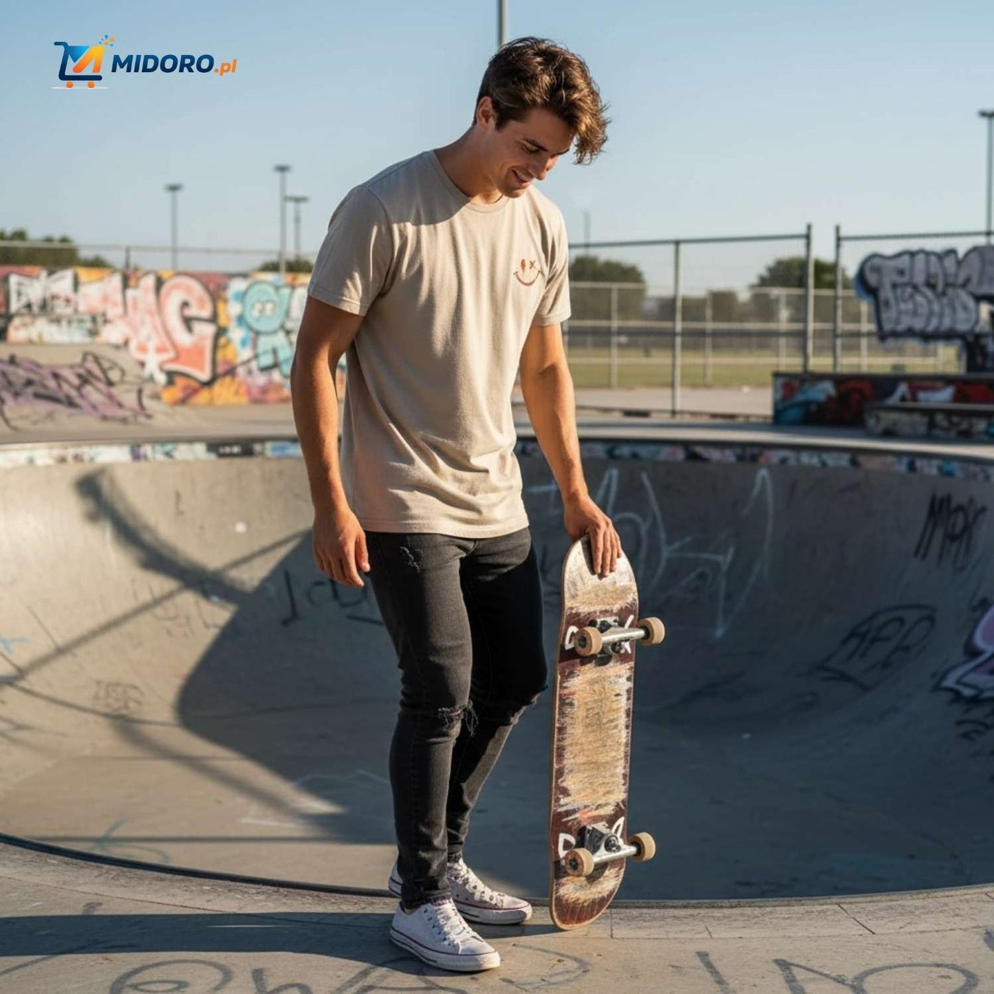 SmileyWave™ T-shirt | Miękka bawełna, wyrazisty design i oddychający