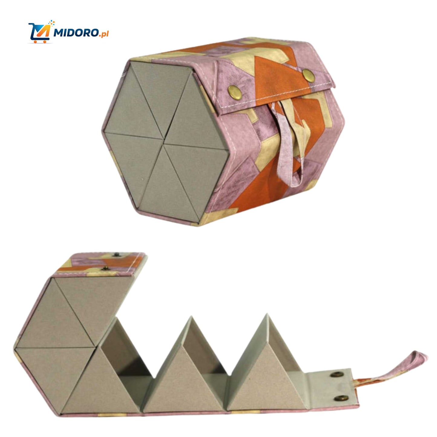 Optigarde™ Etui na okulary | Wielokieszeniowe, Składane i Oszczędzające Miejsce