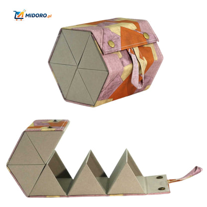 Optigarde™ Etui na okulary | Wielokieszeniowe, Składane i Oszczędzające Miejsce