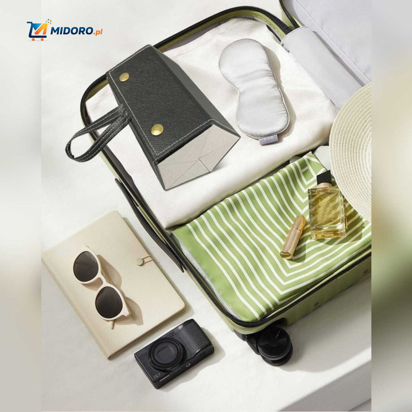 Optigarde™ Etui na okulary | Wielokieszeniowe, Składane i Oszczędzające Miejsce