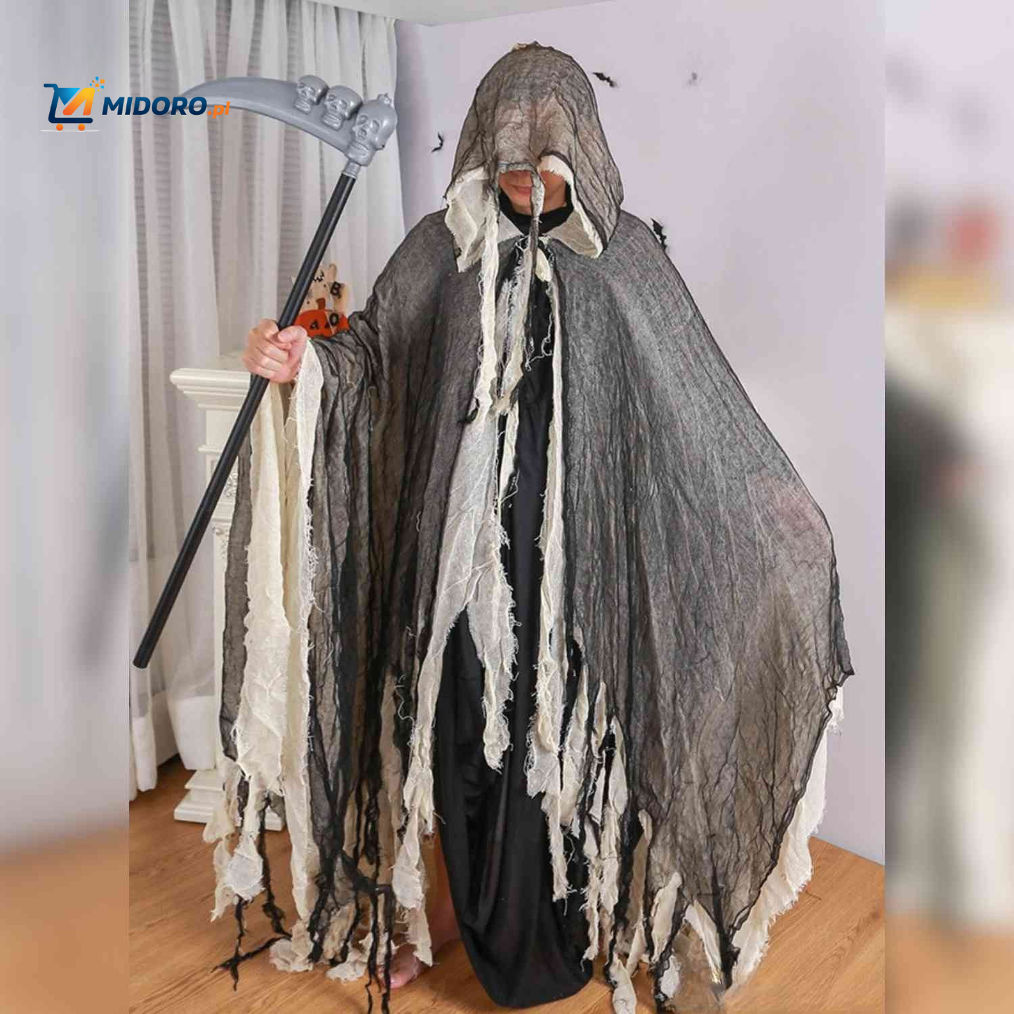 ShadowReap™ Peleryna | Kostium Halloween, lekki i wąski wygląd