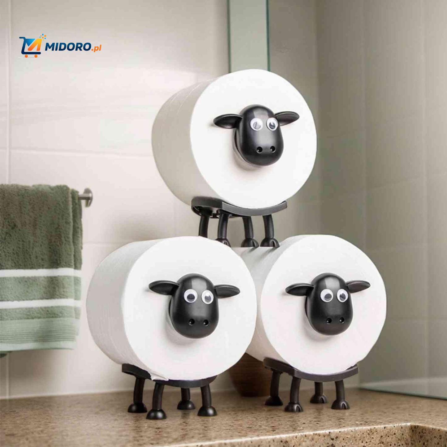 SheepRoll™ Uchwyt | Kreatywny Design, Oszczędność Miejsca i Unikalna Dekoracja