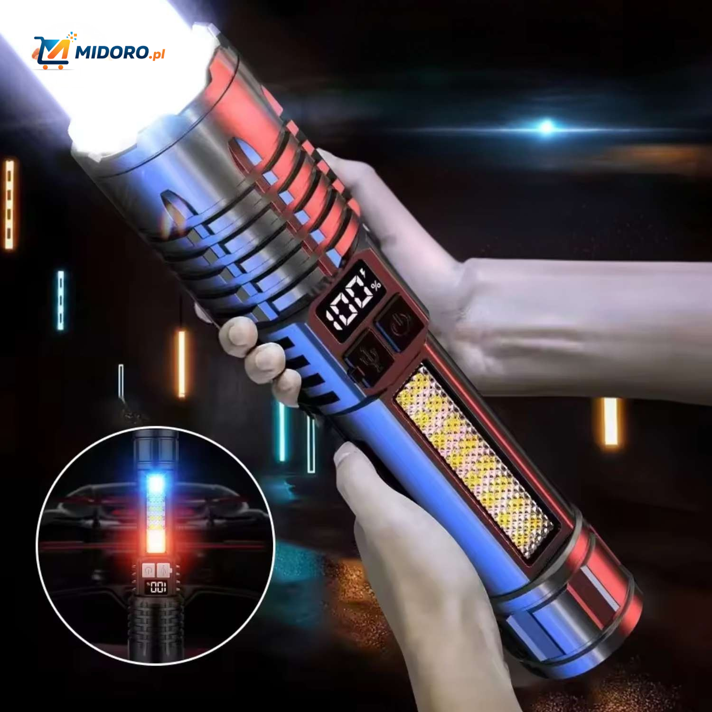 Torchlite™ Latarka | Potężne LED-światło, Ładowalna i Idealna na Zewnątrz!