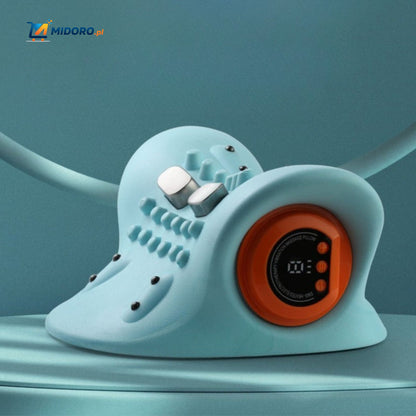 NeckEase™ Poduszka Masująca | Masaż Knetowy, EMS i Terapia Ciepłem