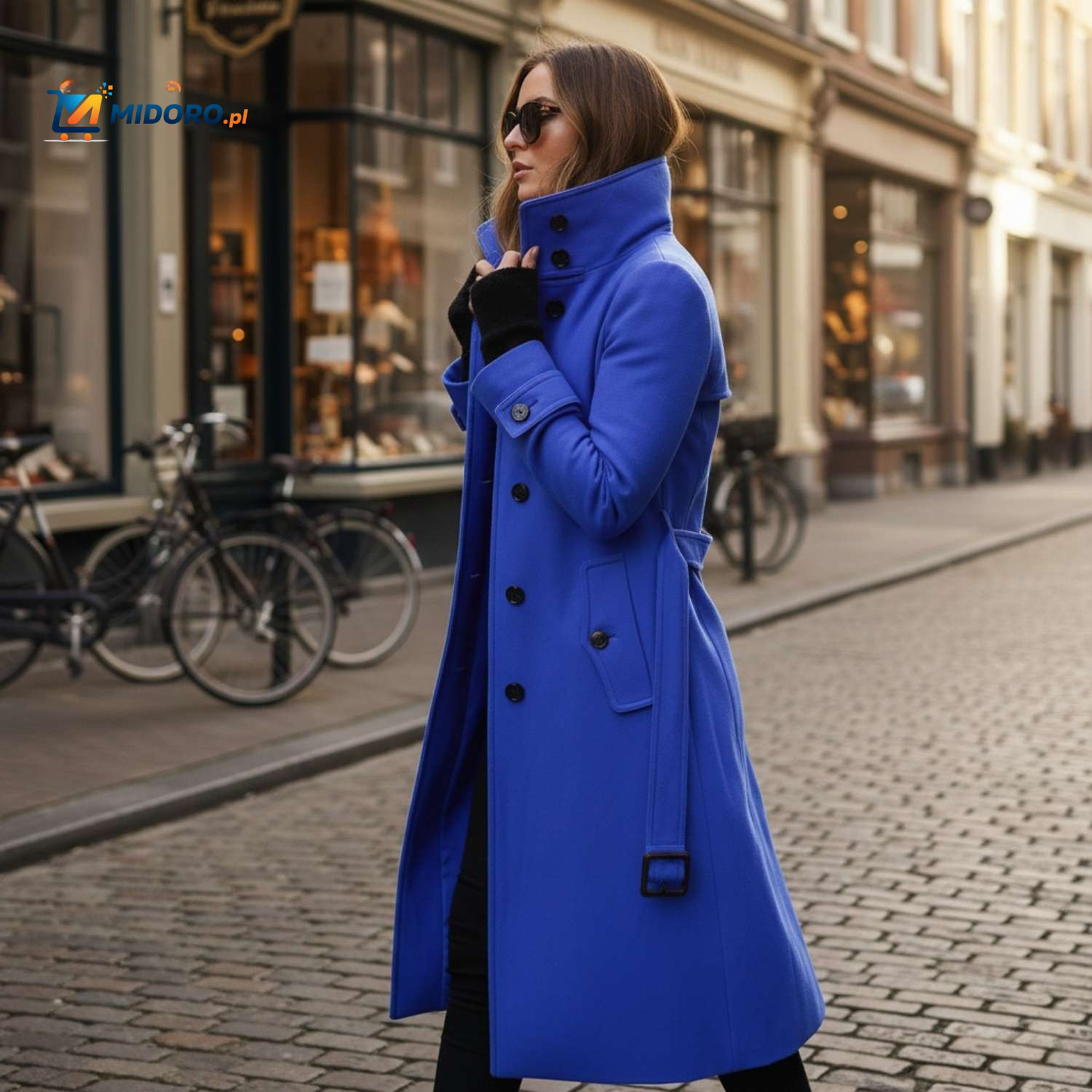 Veloura™ Płaszcz | Elegancki płaszcz z zapięciem na guziki dla kobiet