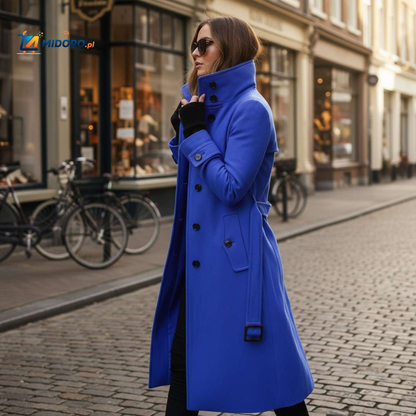 Veloura™ Płaszcz | Elegancki płaszcz z zapięciem na guziki dla kobiet
