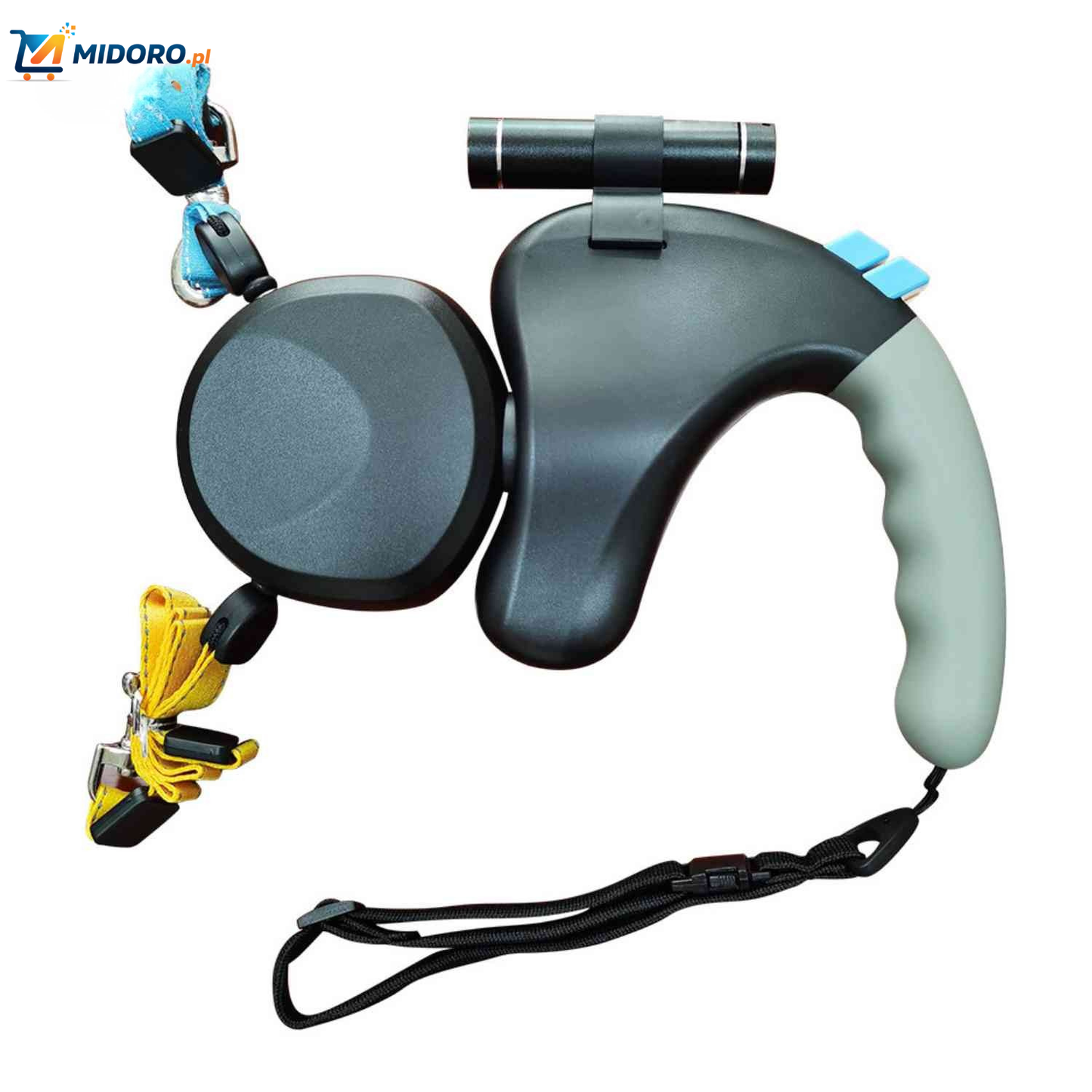 TweeTrek™ Smycz dla psów | Automatyczna, Wciągana & Dla 2 Psów