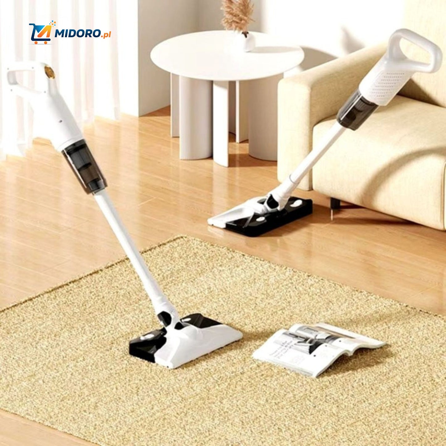 MopVac™ Pro | Bezprzewodowy, Silne Ssanie & Usuwanie Roztoczy!