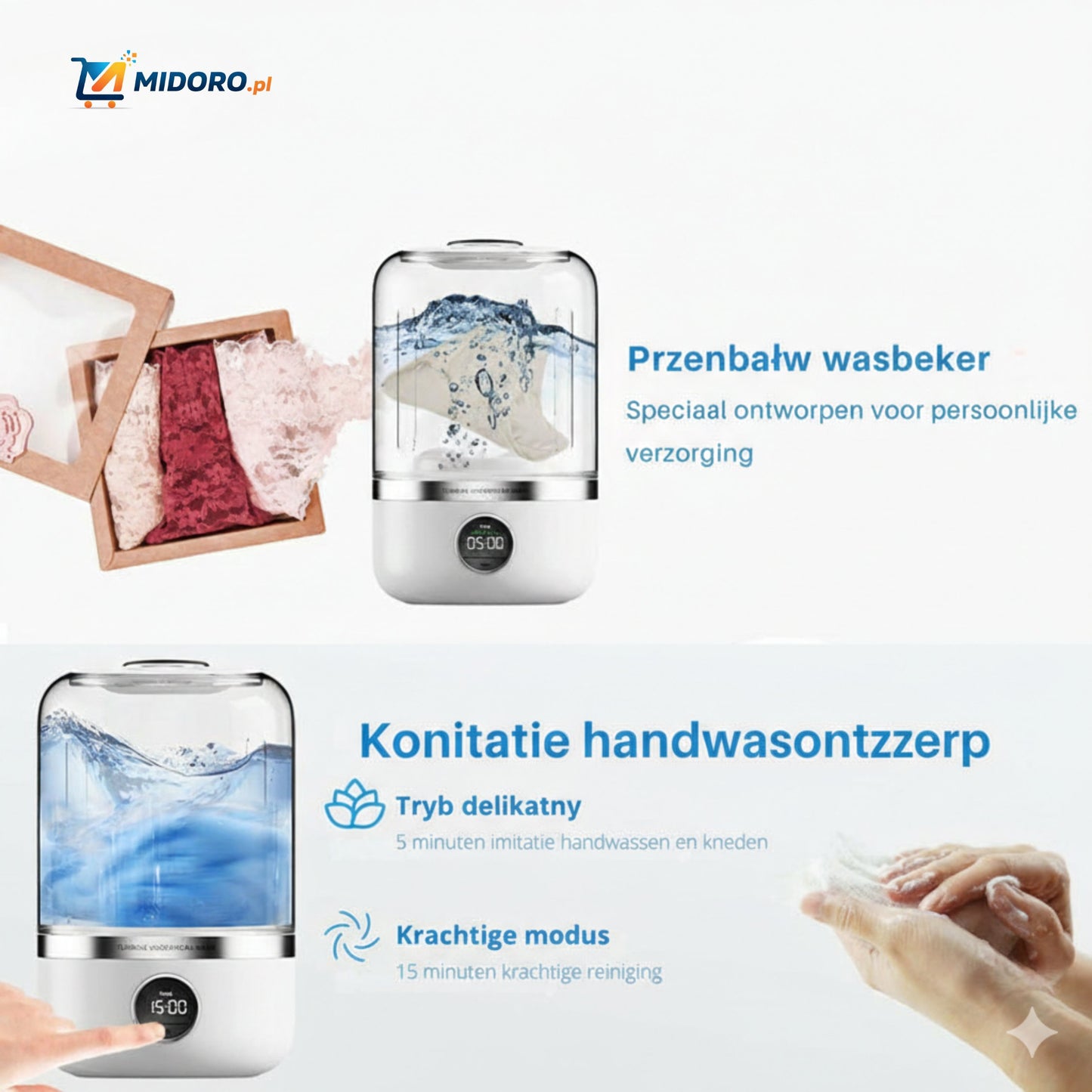 MiniWash™ Pro | Kompaktowy, Bezprzewodowy i Idealny do Podróży!
