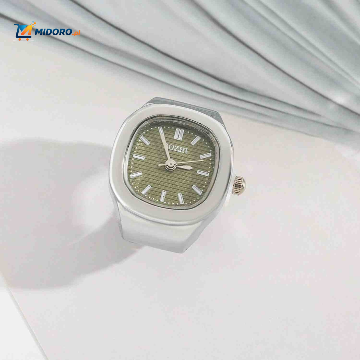 Timora™ Zegarek Pierścionkowy | Unikalny design, wyświetlanie czasu i stylowy dodatek